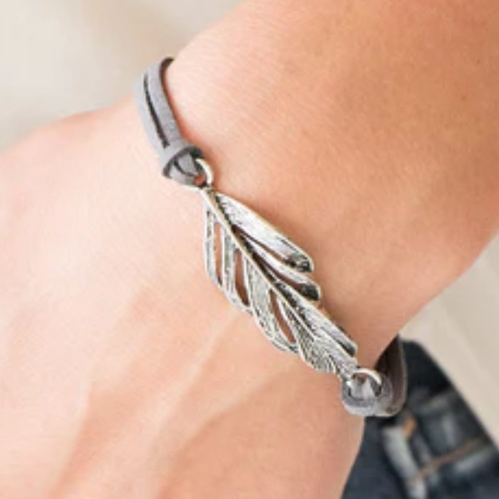 Faster Than FLIGHT - Silver Bracelet